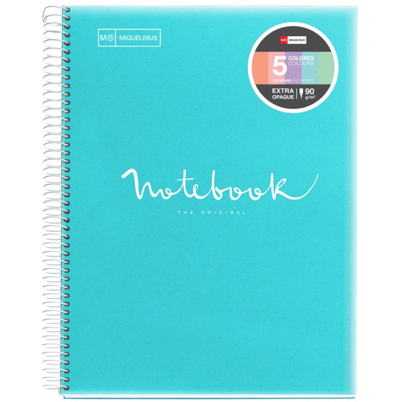 MIQUELRIUS schoolschrift Notebook EMOTIONS, A5, roze, 120 vel
