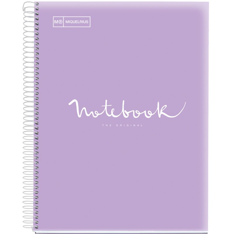 MIQUELRIUS schoolschrift Notebook EMOTIONS, A5, roze, 120 vel