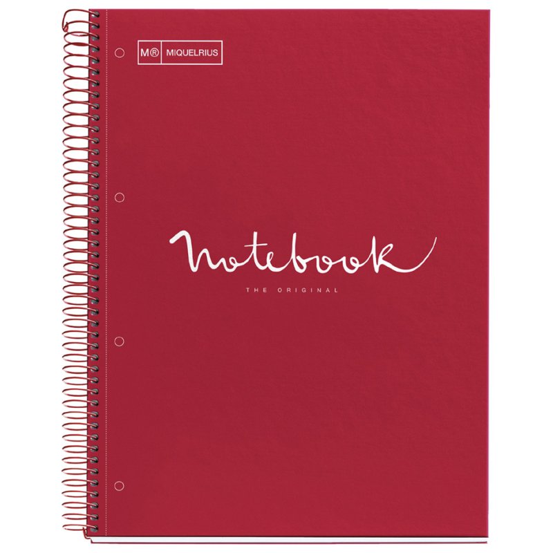 MIQUELRIUS collegeblok Notebook Emotions, A5, lichtblauw geruit, 120 vel