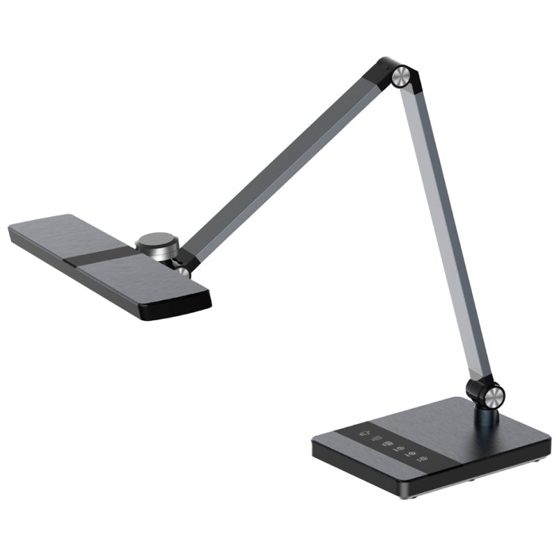 Hansa Lampe de bureau LED Nimbus, pied de support, noir, dimmable