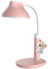 Hansa LED-bureaulamp Twinkel met standaard, lichtblauw, dimmbaar