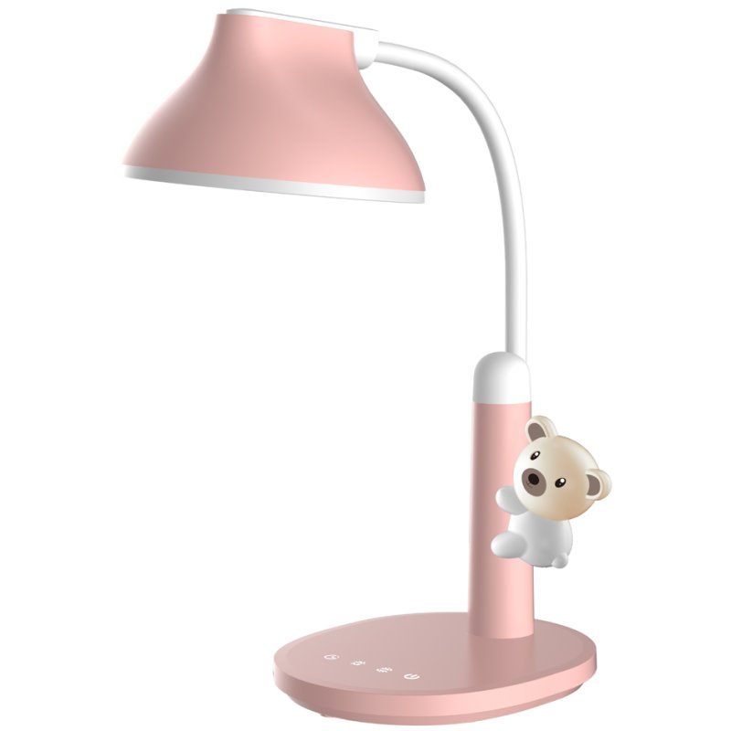 Hansa LED-bureaulamp Twinkel met standaard, lichtblauw, dimmbaar