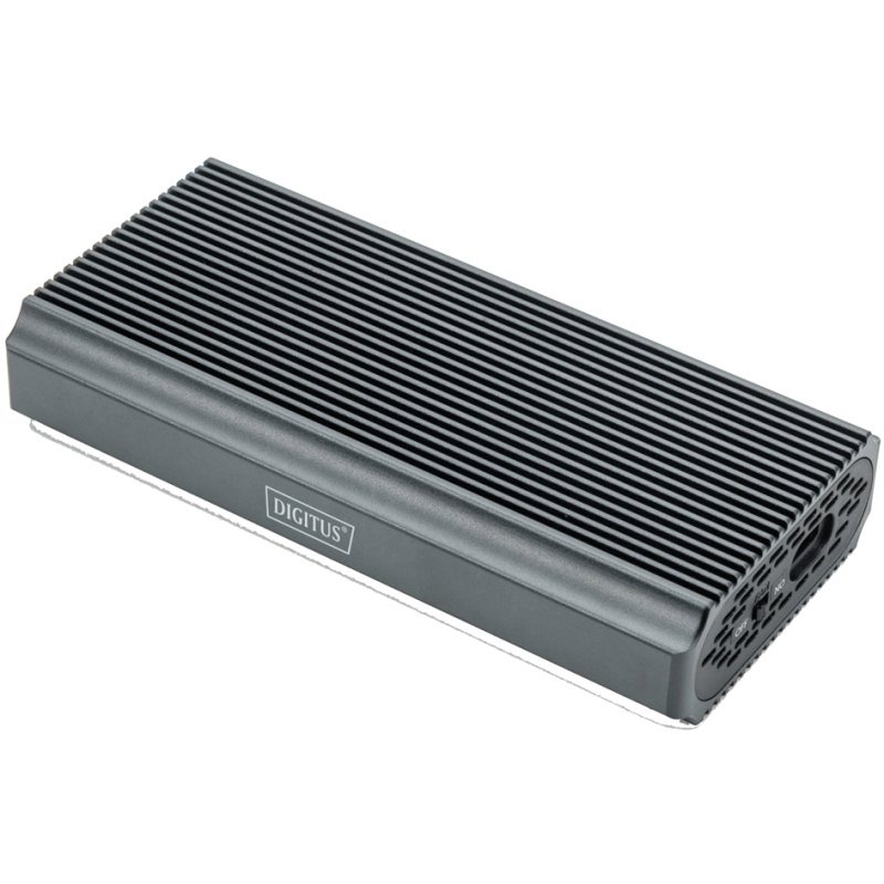 DIGITUS USB enclosure for NVMe SSD, external, 40 Gbps, aluminium