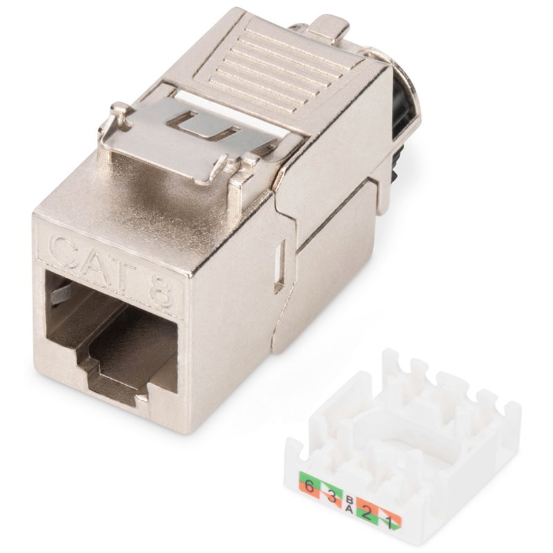DIGITUS module keystonne Cat. 8.1, blindée, lot de 4