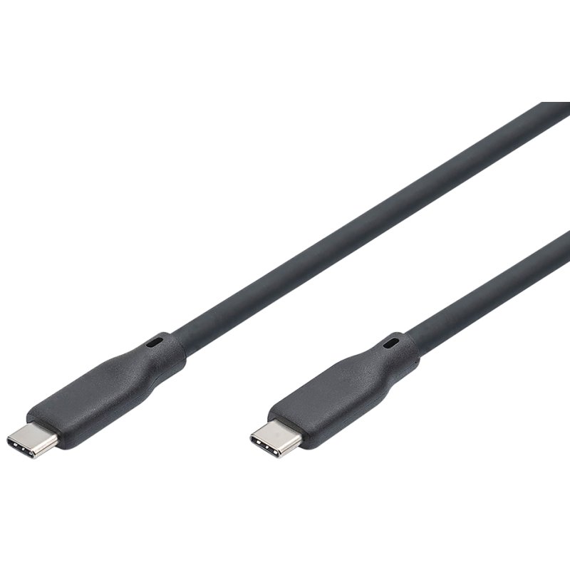 DIGITUS Câble silicone USB 2.0, USB-C, 2,0 m, blanc