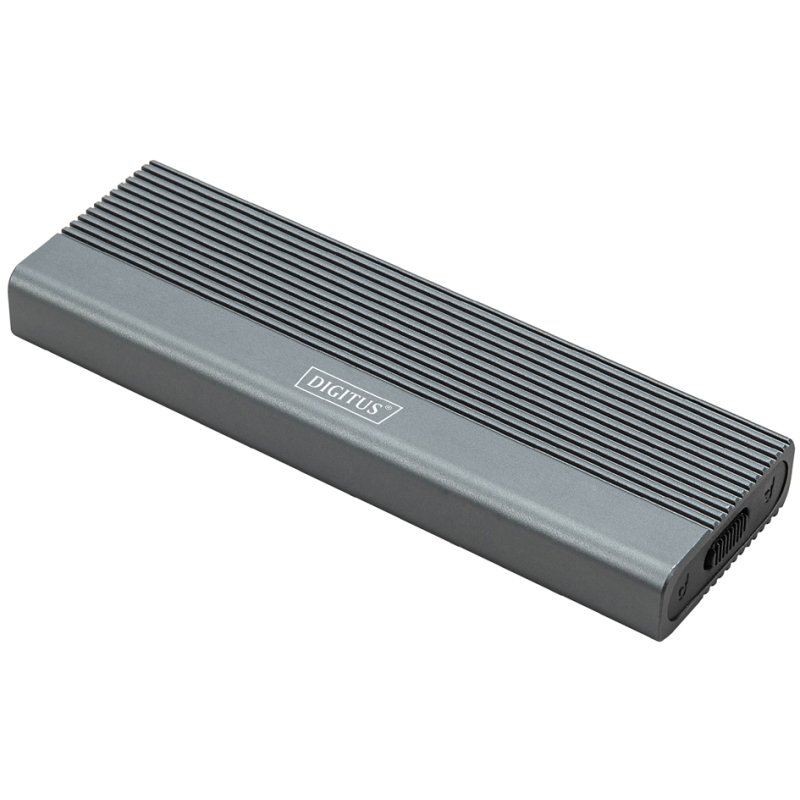 DIGITUS Boîtier USB pour SSD/disque dur, USB 3.1, aluminium, gris foncé