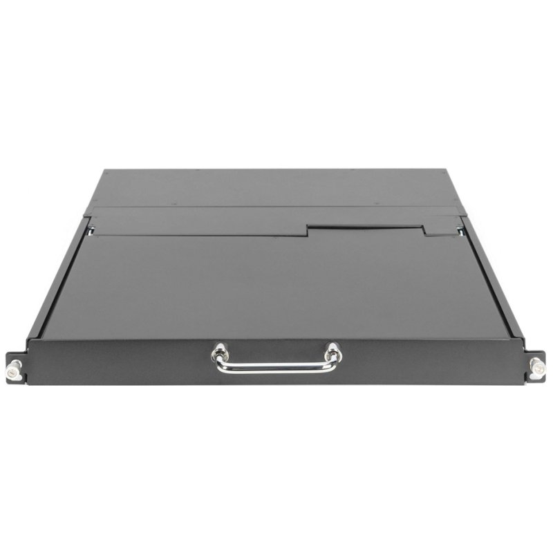 DIGITUS modular HD LCD KVM console, 17-inch TFT, 16-port, black