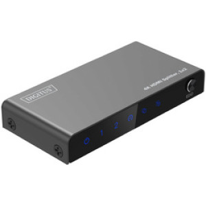 DIGITUS 4K HDMI splitter 1×2, 4K/60Hz, zwart