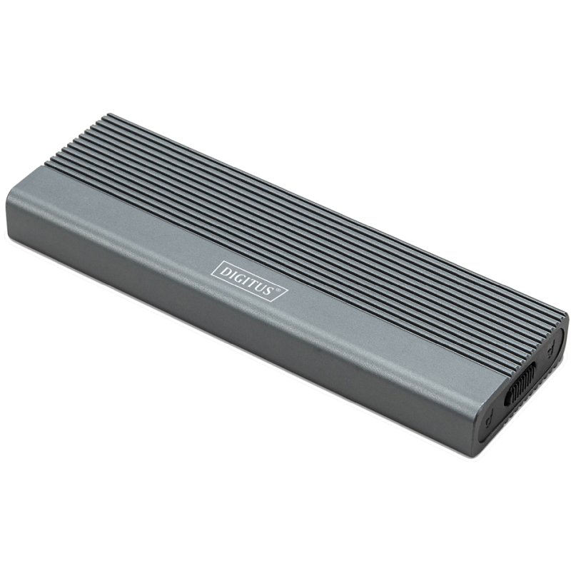 DIGITUS external USB SSD enclosure for NVMe, 10 Gbps, aluminium, tool-free