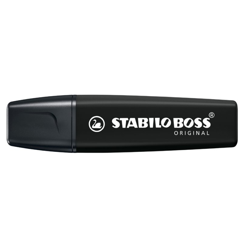 STABILO highlighter BOSS Original, black, refillable, 2.0-5.0 mm
