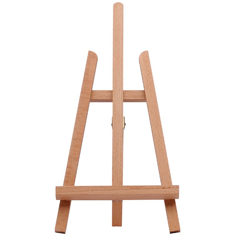 Marabu tafel-schildersezel, driepotig, gelakt beukenhout, hoogte 430 mm