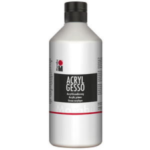 Marabu acryl gesso primer, wit, 500 ml