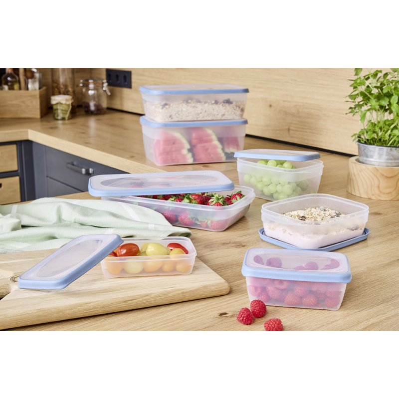 keeeper boîte de rangement franco, nordic-blue, 0,4 litre, carré