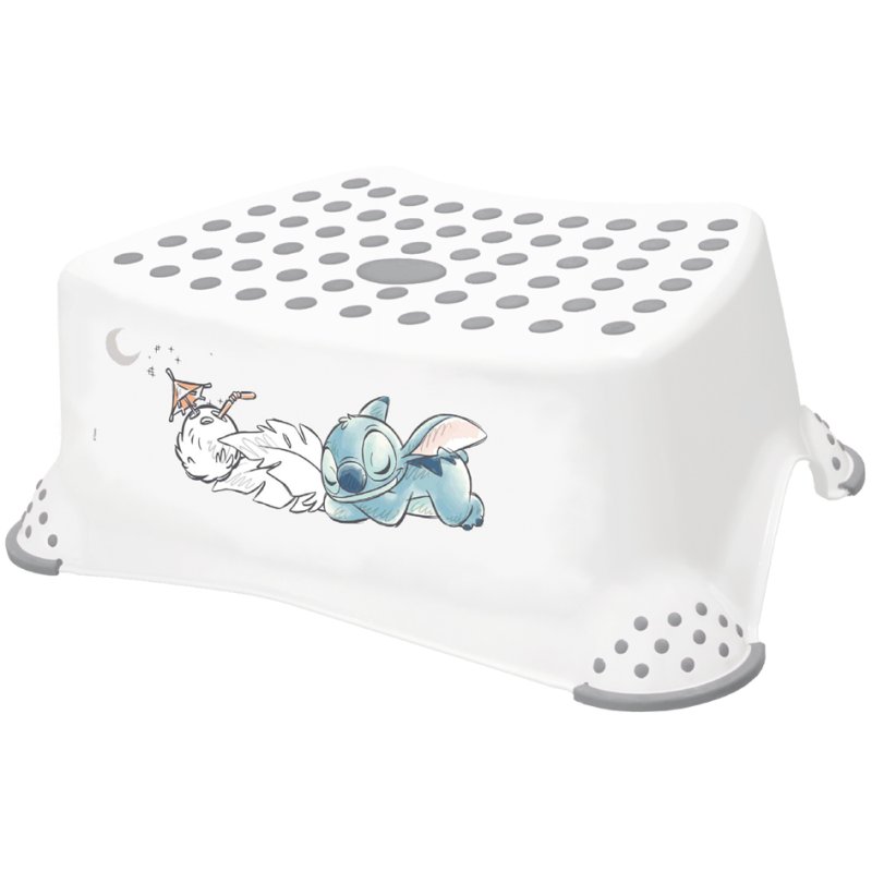 keeeper kids marche-pied Tomek Stitch, blanc, 405×275×140 mm, charge 80 kg