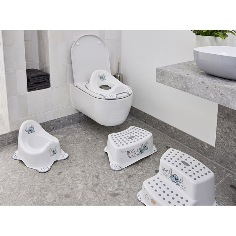 keeeper kids marche-pied Tomek Stitch, blanc, 405×275×140 mm, charge 80 kg