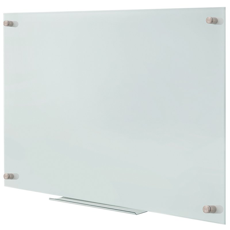 LogiLink tableau magnétique en verre, blanc, 60×45 cm, avec accessoires