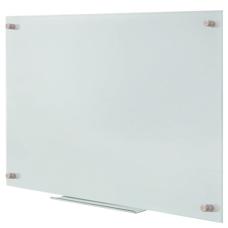 LogiLink tableau magnétique en verre, 900×600 mm, blanc, accessoires inclus