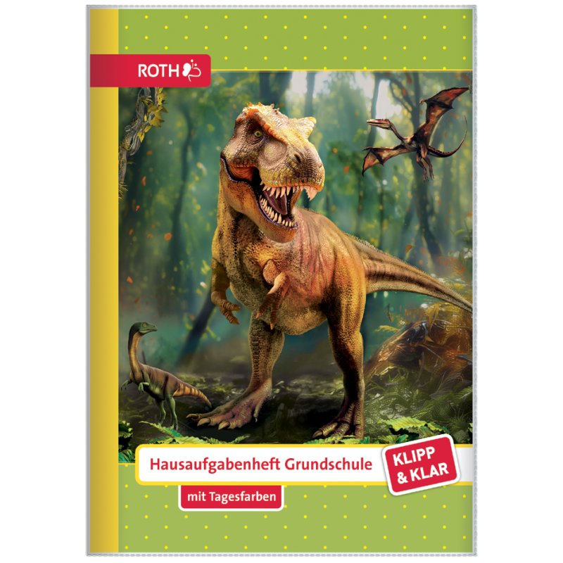 ROTH Homework Notebook DIN A5, with Dust Jacket, Primary School