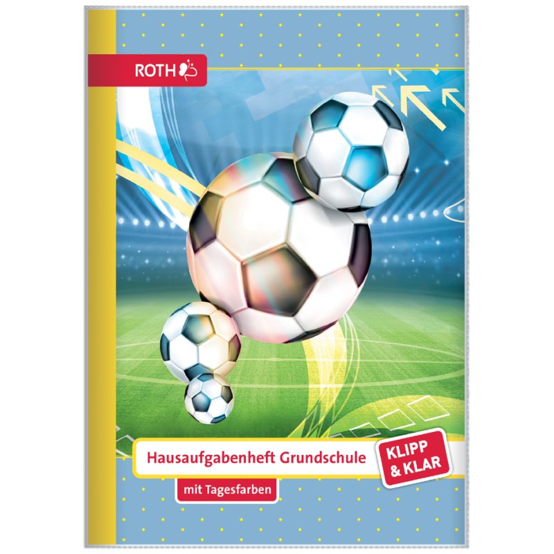 ROTH Homework Notebook DIN A5, with Dust Jacket, Primary School