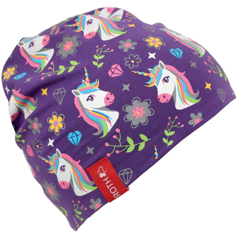 ROTH kinder jersey muts ReflActions Fun Eenhoorn, reflecterend, 50-54 cm