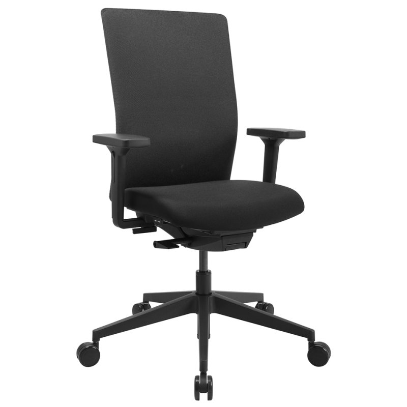 Topstar bureaustoel Airwork G, zwart, synchronmechaniek, 110 kg draagkracht