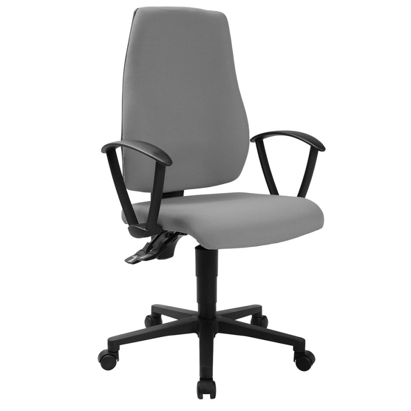 Topstar bureaustoel Maxx 500, zwart, met armleuningen, 110 kg draagkracht