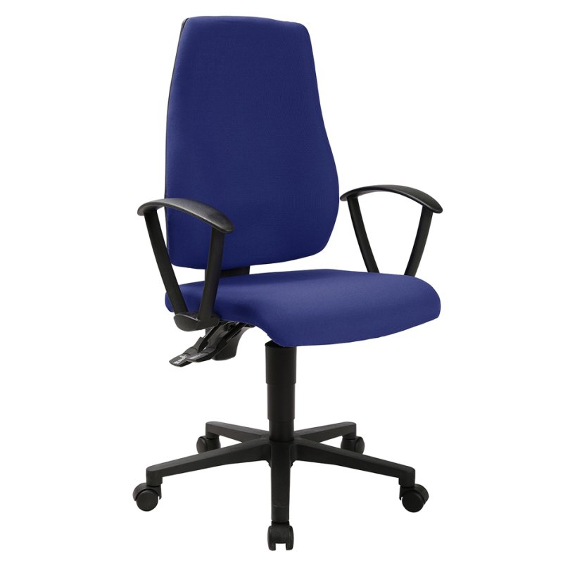 Topstar bureaustoel Maxx 500, zwart, met armleuningen, 110 kg draagkracht