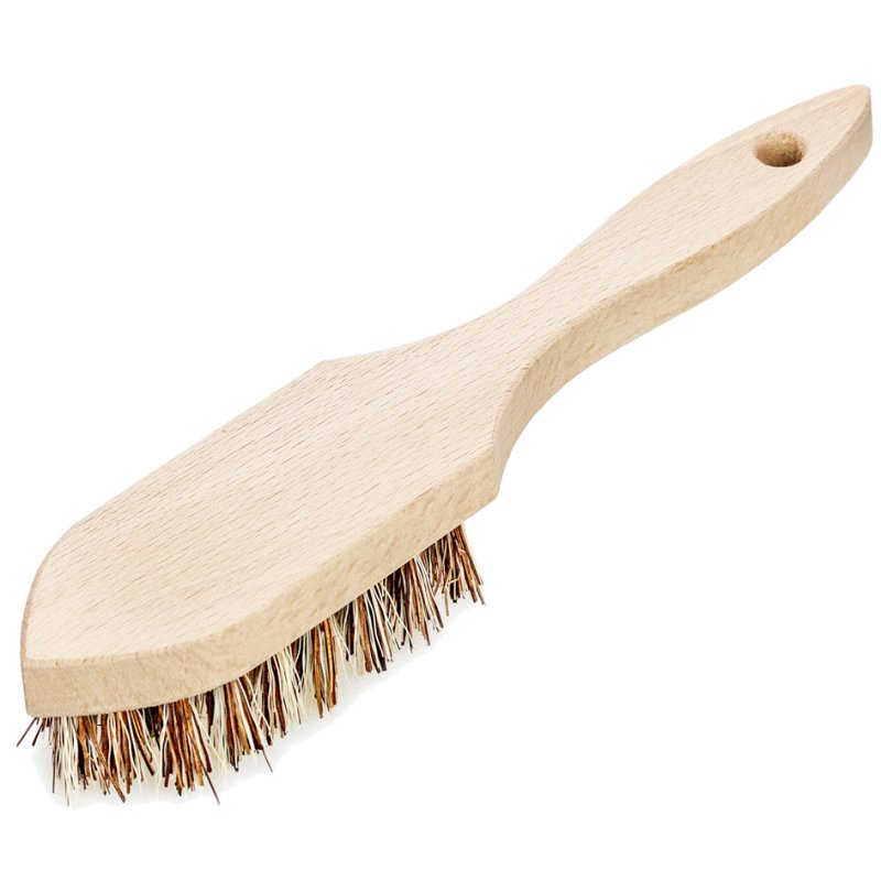 Peggy Perfect brosse à récurer, manche bois naturel, pointu, 270 mm