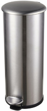 helit pedaalemmer the zinc, wit, 20 liter, soft-close functie
