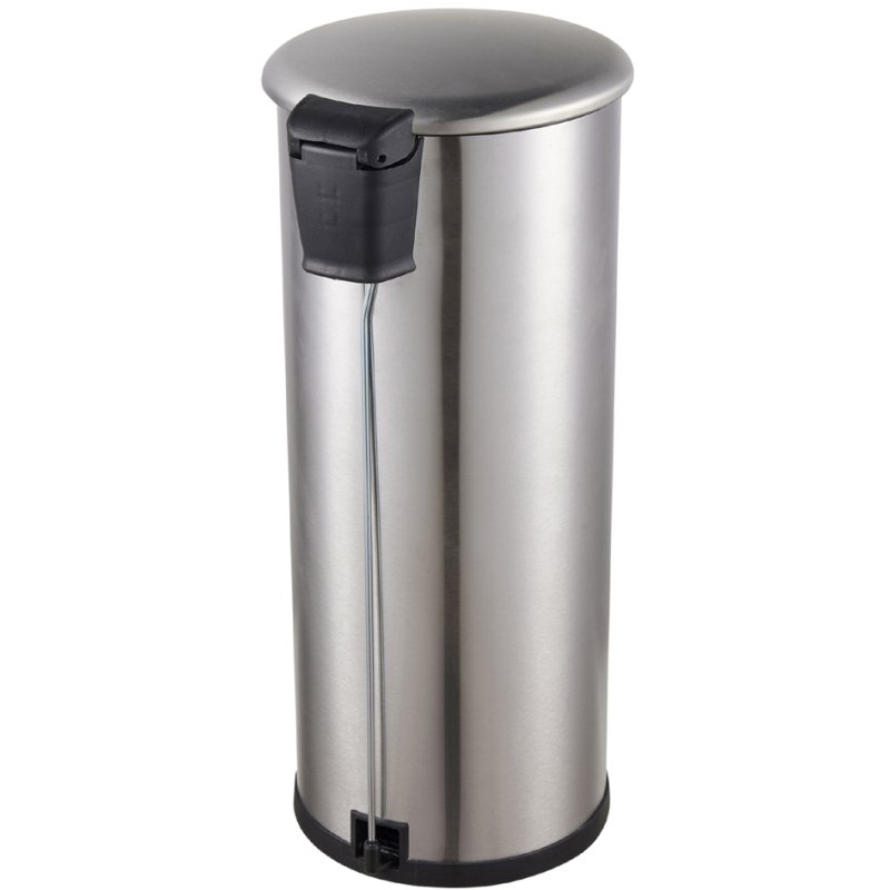 helit pedaalemmer the zinc, 30 liter, wit, soft-close functie
