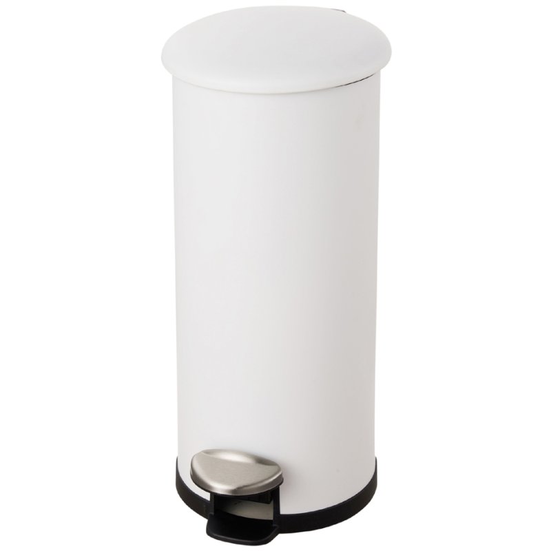 helit pedaalemmer the zinc, 30 liter, wit, soft-close functie