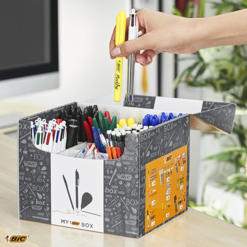 BIC schrijfset MY BIC BOX, 124-delig