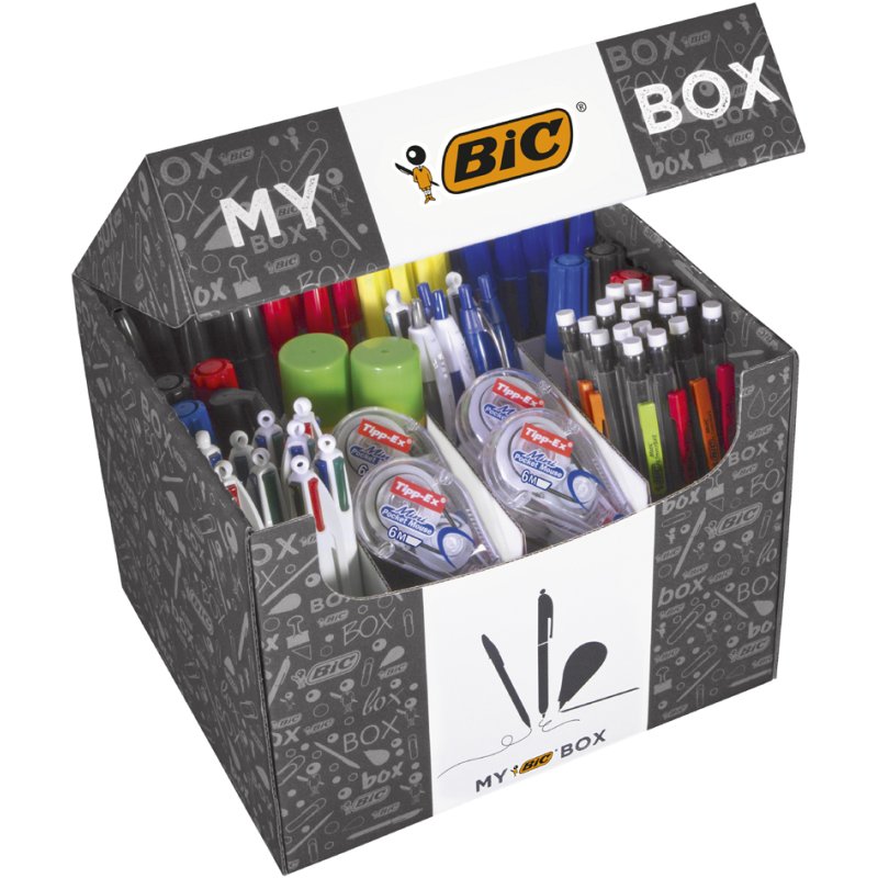 BIC schrijfset MY BIC BOX, 124-delig