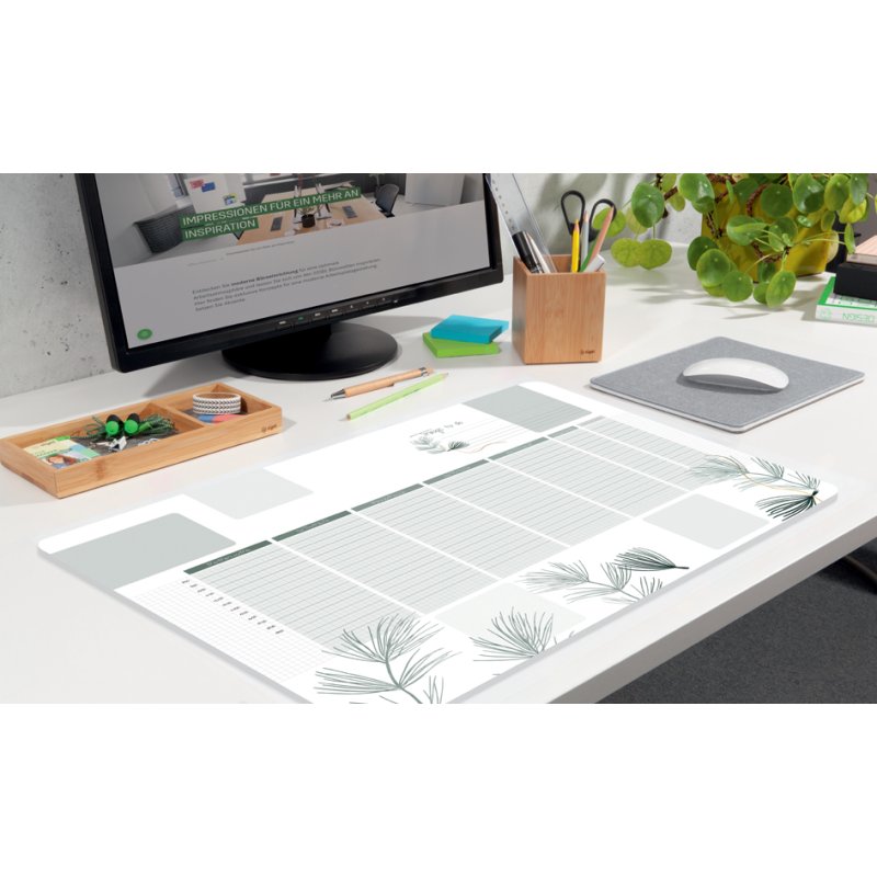 Sigel sous-main Weekly Planner Nature, 595×410 mm, 30 feuilles