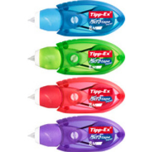 Tipp-Ex correctieroller Micro Tape Twist, gekleurd gesorteerd, 3 stuks