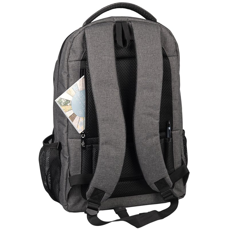 WEDO notebook backpack Denim, blue, up to 15.6 inch, 28 litres