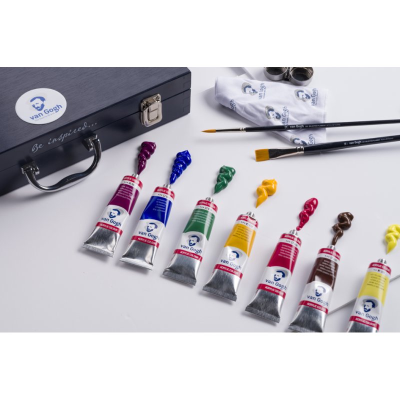 Royal Talens Van Gogh peinture acrylique set débutant XL, 12 x 40 ml