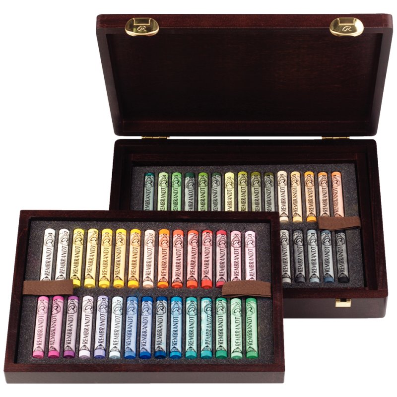 Royal Talens Rembrandt pastels tendres coffret De Luxe, sélection paysage, 60 pièces