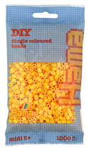 Hama strijkkralen midi, geel, 5,0 mm, 1.000 stuks