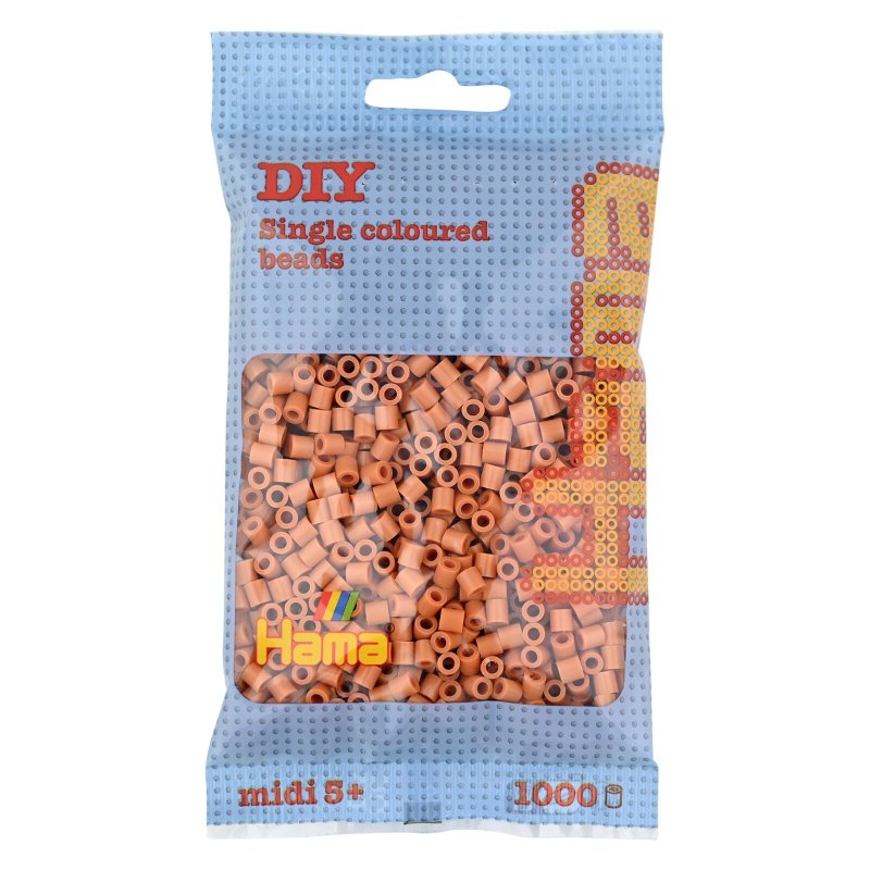 Hama perles à repasser midi, rouge foncé, 5,0 mm, 1.000 pièces