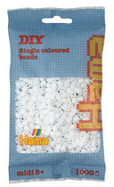 Hama strijkkralen midi, donkergrijs, 5,0 mm, 1.000 stuks