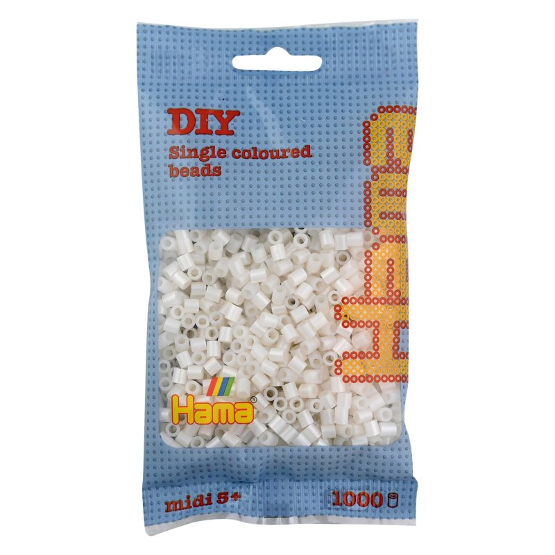 Hama fuse beads midi, gold, 5.0 mm, 1,000 pieces