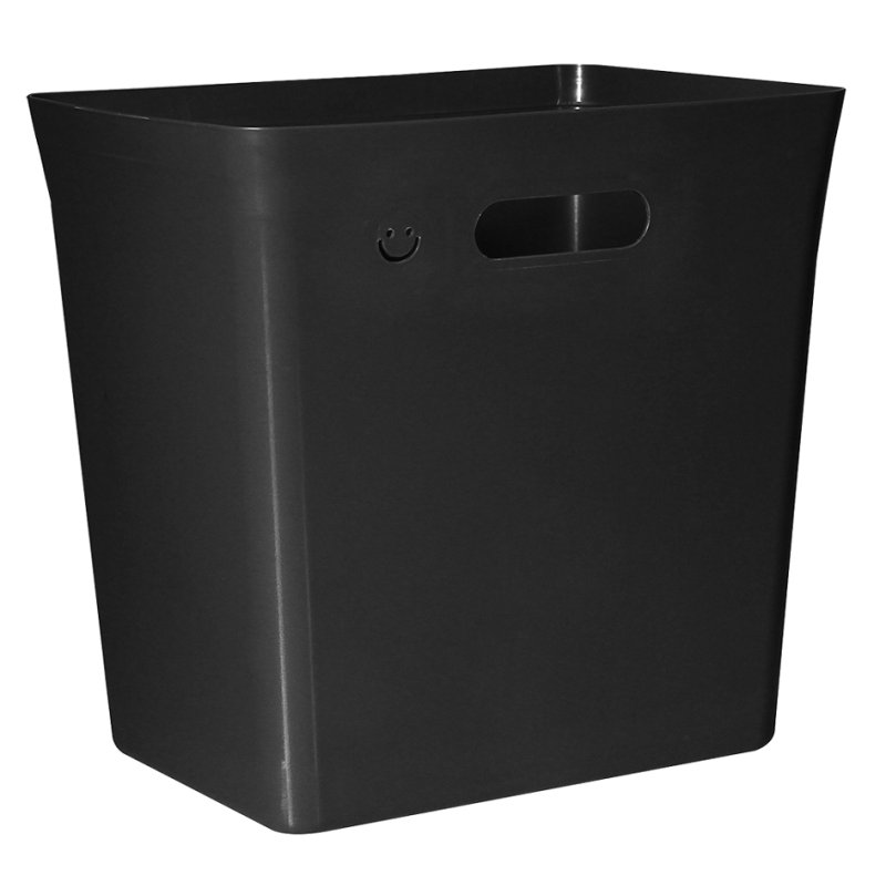 Plast Team poubelle Avedore, 20 litres, noir, plastique recyclé