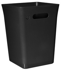 plast team deksel voor afvalbak AVEDORE, 15 liter, zwart, gerecycled plastic