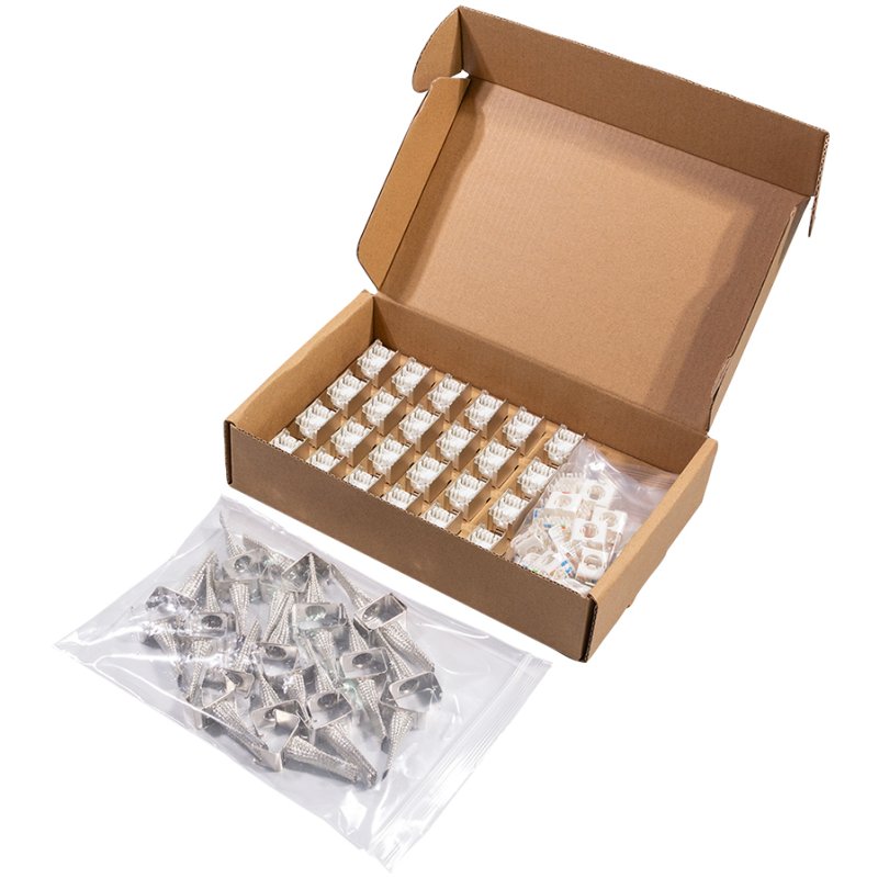 LogiLink Professional Module Keystone Cat.6A classe EA, blindée, 24 pièces