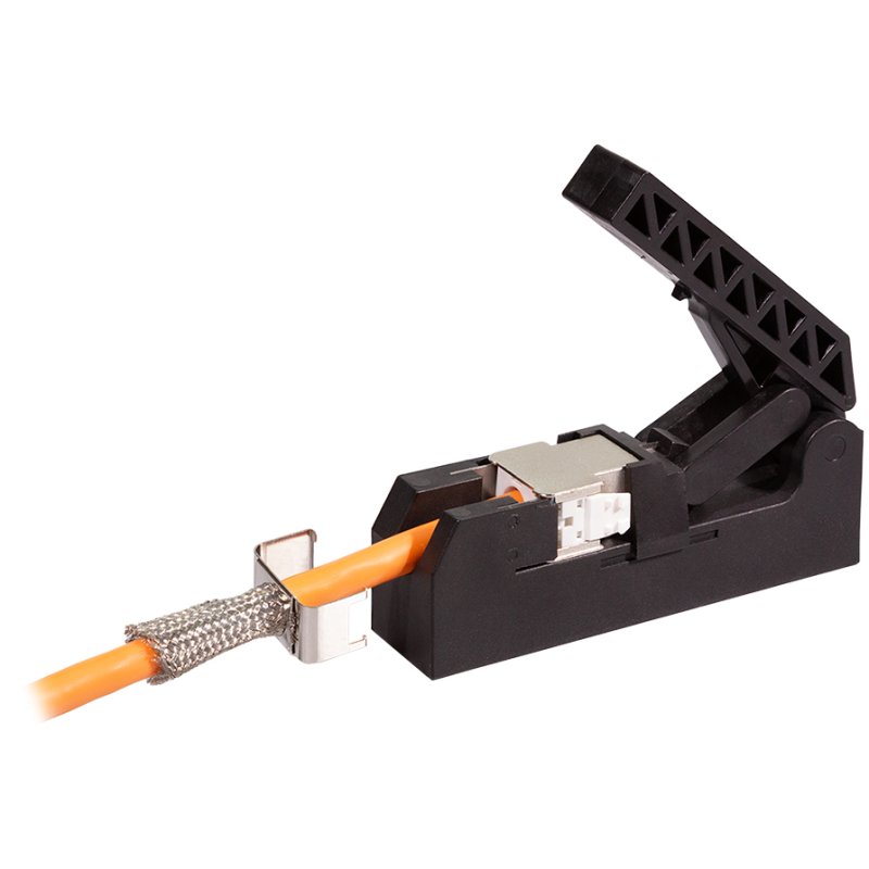 LogiLink Professional Module Keystone Cat.6A classe EA, blindée, 24 pièces