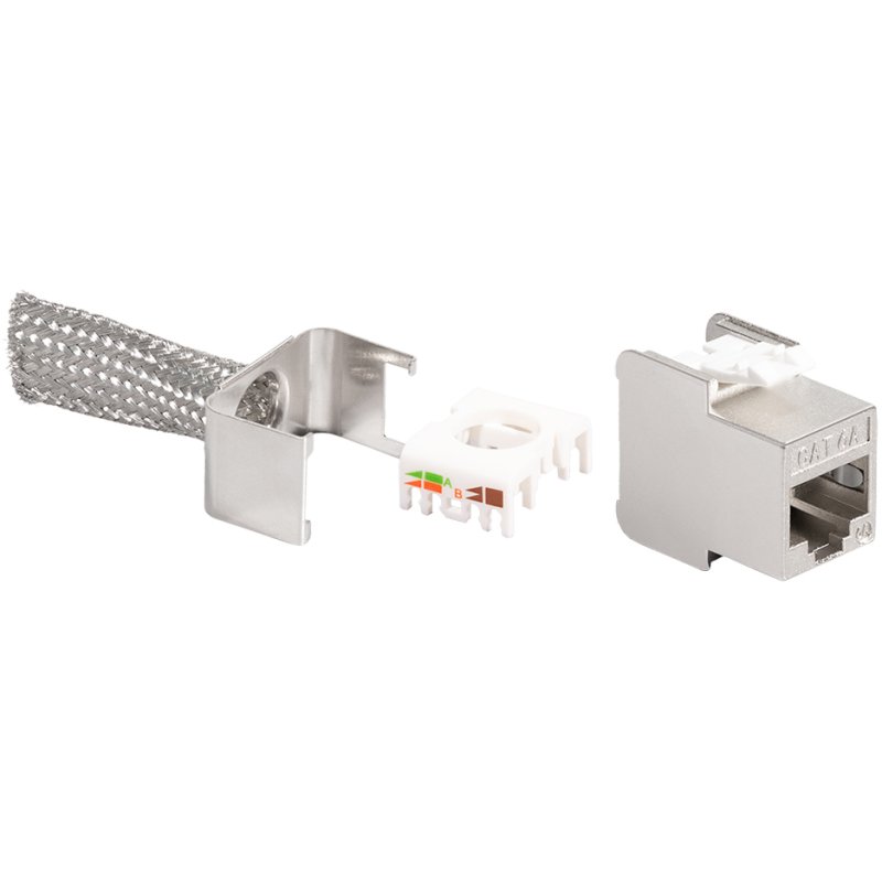 LogiLink Professional Module Keystone Cat.6A classe EA, blindée, 24 pièces