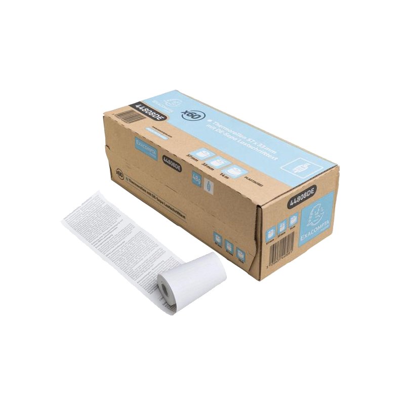EXACOMPTA thermal cash rolls, white, SEPA print, 60 pieces