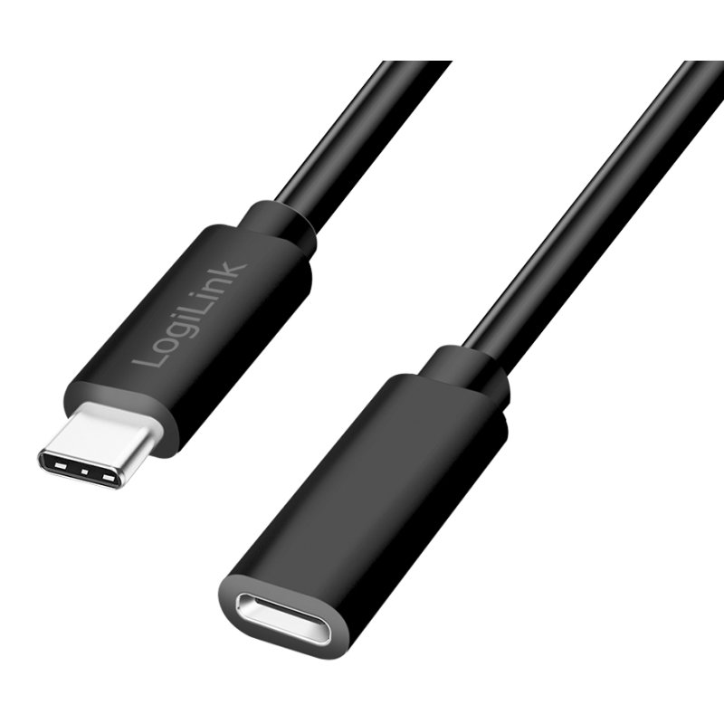 LogiLink Câble USB-C rallongé, blanc, 3 mètres, 60W