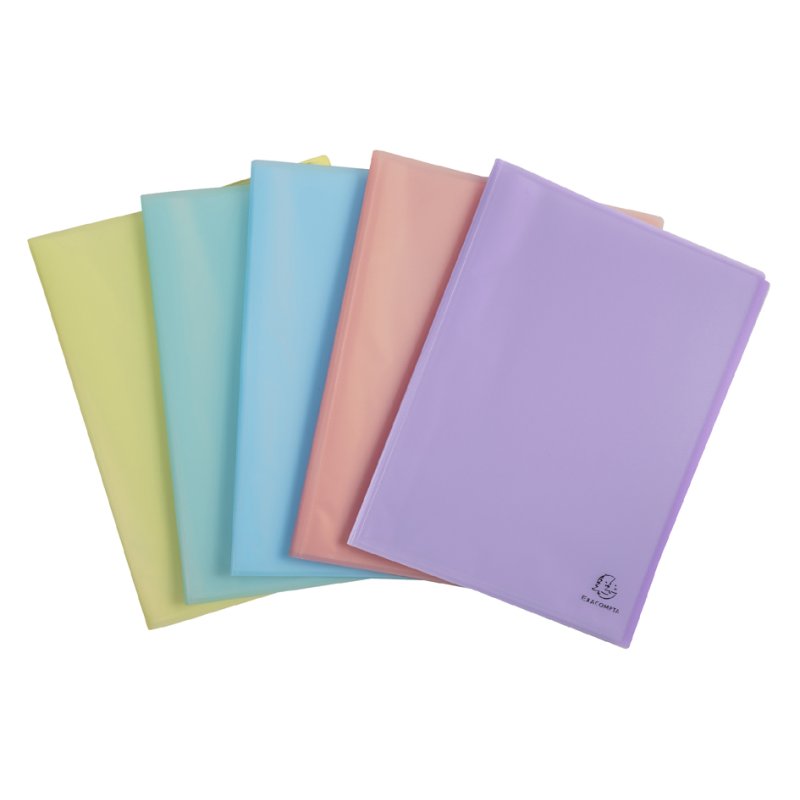 EXACOMPTA chemise de présentation Chromaline A4, PP, couleurs assorties, 5 pièces